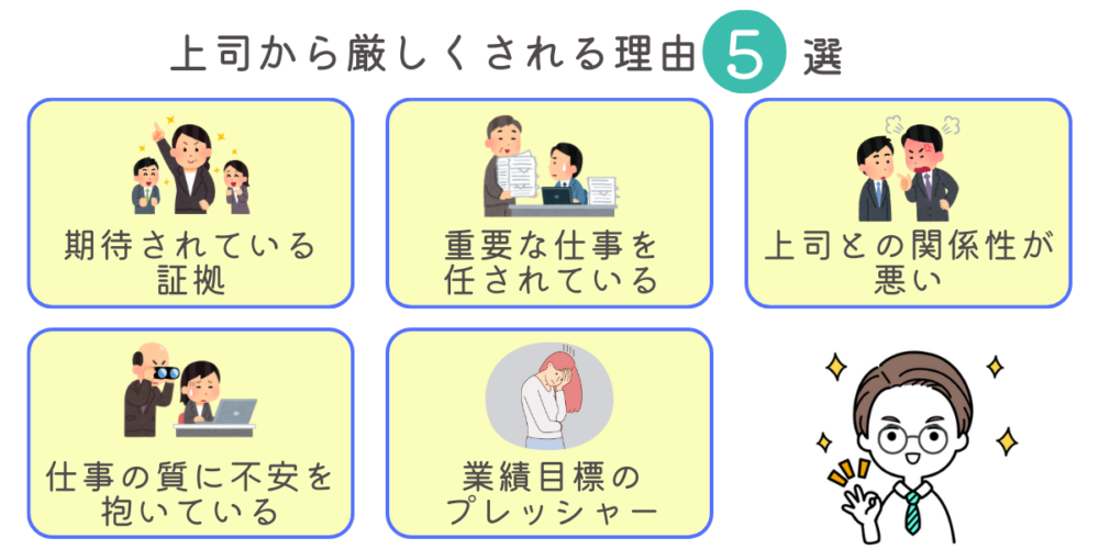 厳しくされる人とされない人違い