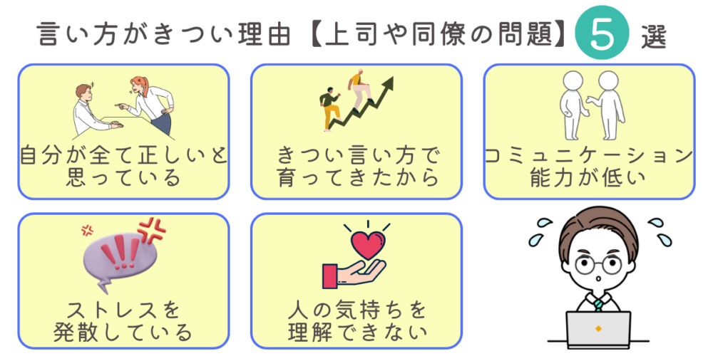 言い方がきつい人 職場 辞める